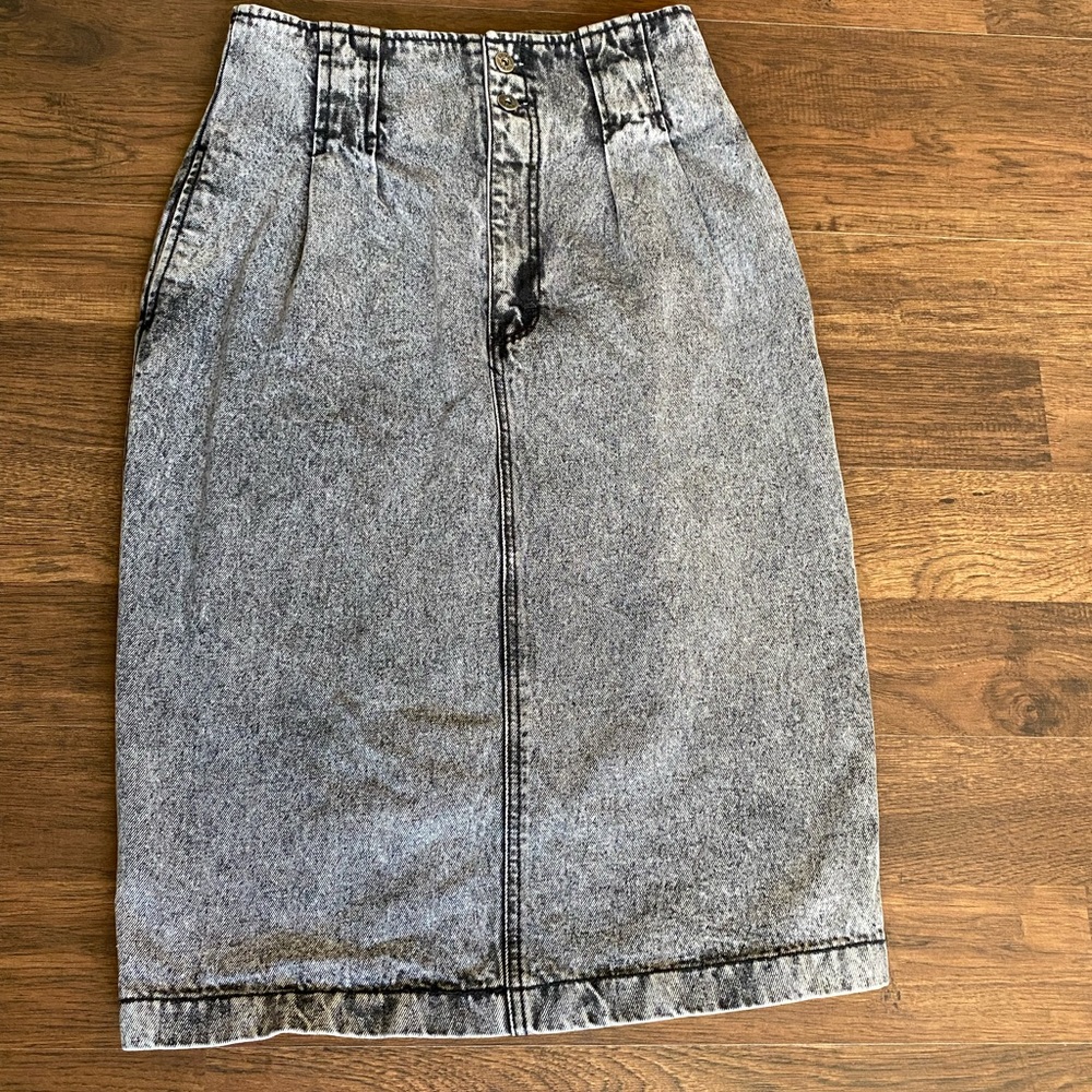 Vintage 80s Bonjour High Waisted Skirt